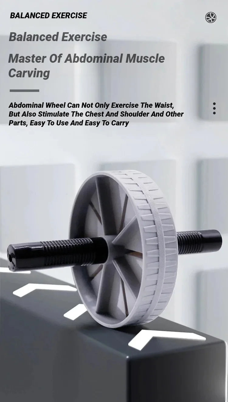 NovaFit Silent Core Ab Roller – Advanced Home Ab Trainer