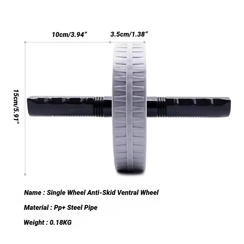 NovaFit Silent Core Ab Roller – Advanced Home Ab Trainer